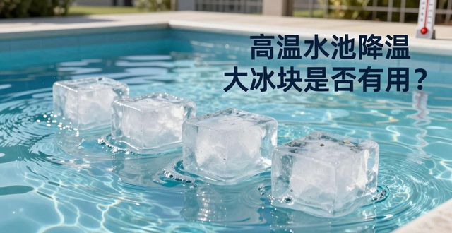 盐城高温水池降温大冰块，到底管不管用？